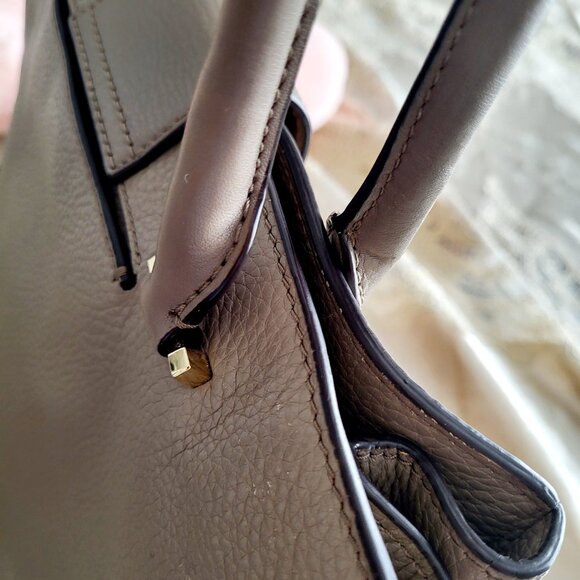 Micheal Kors Cream Tote Purse - Picture 10 of 11